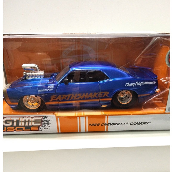 Jada / Big Time Muscle '1969 Chevrolet Camaro - EARTHSHAKER'' Diecast 1:24 Scale - Picture 1 of 6